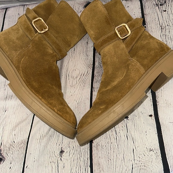 Zara Woman’s EU 39 US size 8 Genuine Suede and Faux Fur Boots - Picture 15 of 16